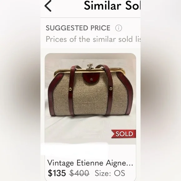 Etienne Aigner, Heritage, Vintage Straw purse. **Rare 1960s. Designer Bag